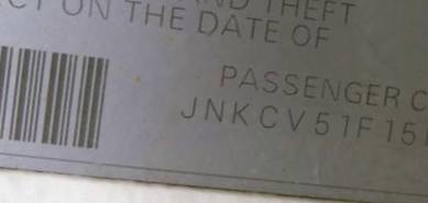 VIN prefix JNKCV51F15M3