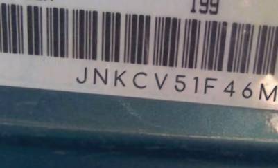 VIN prefix JNKCV51F46M6