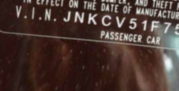 VIN prefix JNKCV51F75M3