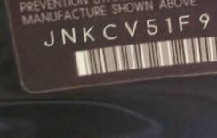VIN prefix JNKCV51F96M6