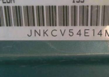 VIN prefix JNKCV54E14M8