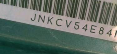 VIN prefix JNKCV54E84M8