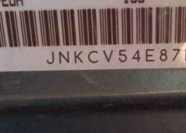 VIN prefix JNKCV54E87M9