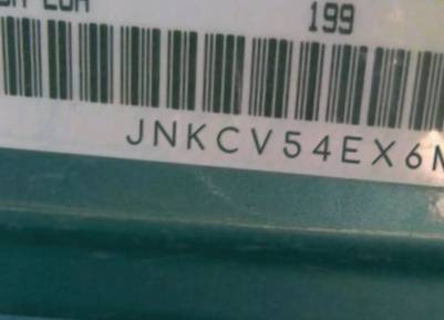 VIN prefix JNKCV54EX6M7