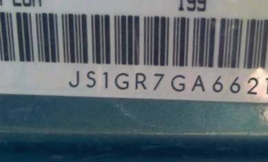VIN prefix JS1GR7GA6621