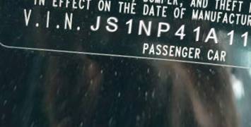 VIN prefix JS1NP41A1121