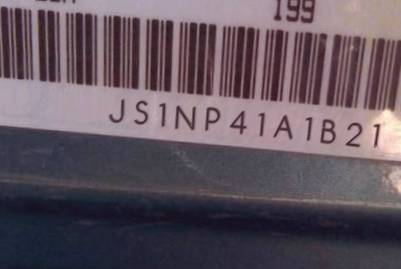 VIN prefix JS1NP41A1B21