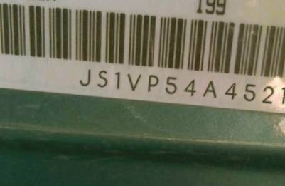 VIN prefix JS1VP54A4521