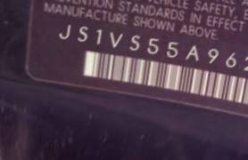 VIN prefix JS1VS55A9621