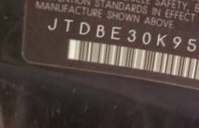 VIN prefix JTDBE30K9530
