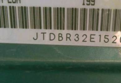 VIN prefix JTDBR32E1520