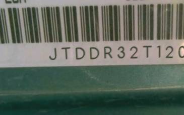 VIN prefix JTDDR32T1201