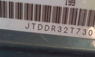 VIN prefix JTDDR32T7301