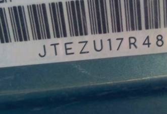 VIN prefix JTEZU17R4880