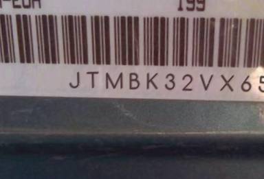 VIN prefix JTMBK32VX650