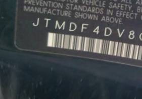 VIN prefix JTMDF4DV8C50