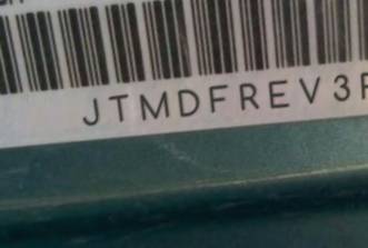 VIN prefix JTMDFREV3FD1