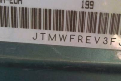 VIN prefix JTMWFREV3FJ0
