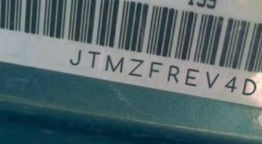 VIN prefix JTMZFREV4D50