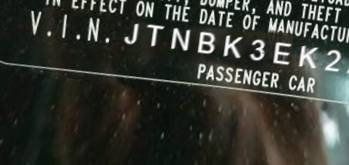 VIN prefix JTNBK3EK2A30