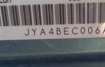 VIN prefix JYA4BEC006A0