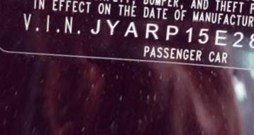 VIN prefix JYARP15E28A0