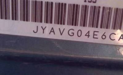VIN prefix JYAVG04E6CA0