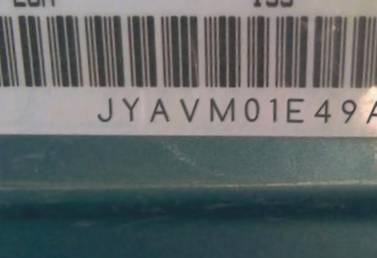 VIN prefix JYAVM01E49A1
