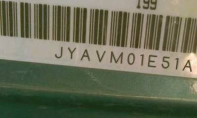 VIN prefix JYAVM01E51A0