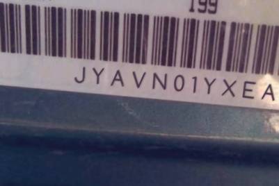 VIN prefix JYAVN01YXEA0
