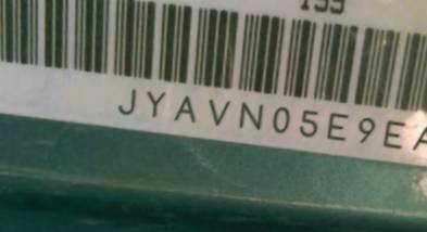 VIN prefix JYAVN05E9EA0
