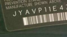 VIN prefix JYAVP11E47A1