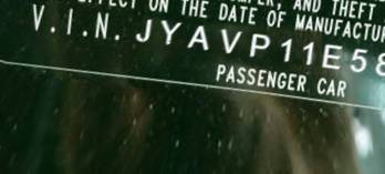 VIN prefix JYAVP11E58A1