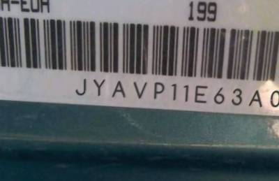 VIN prefix JYAVP11E63A0