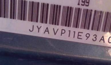 VIN prefix JYAVP11E93A0
