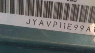 VIN prefix JYAVP11E99A1