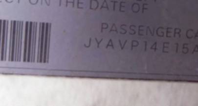 VIN prefix JYAVP14E15A0
