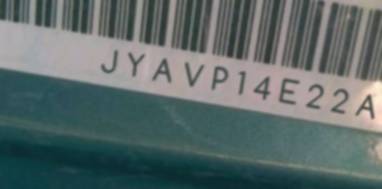 VIN prefix JYAVP14E22A0