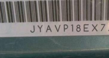VIN prefix JYAVP18EX7A0