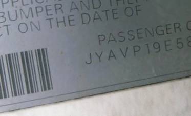 VIN prefix JYAVP19E58A0