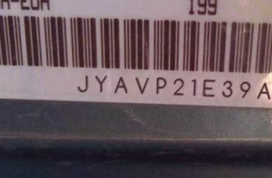 VIN prefix JYAVP21E39A0