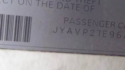 VIN prefix JYAVP21E96A0