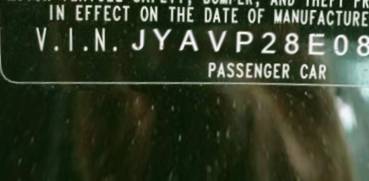 VIN prefix JYAVP28E08A0
