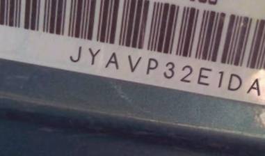VIN prefix JYAVP32E1DA0