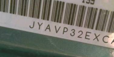VIN prefix JYAVP32EXCA0
