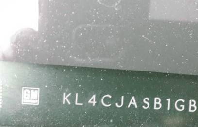 VIN prefix KL4CJASB1GB6
