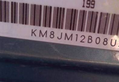 VIN prefix KM8JM12B08U7