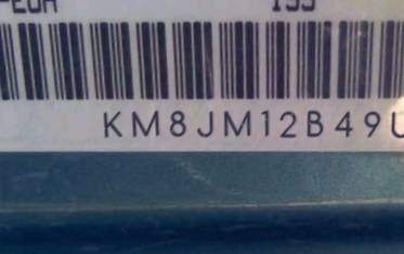 VIN prefix KM8JM12B49U0