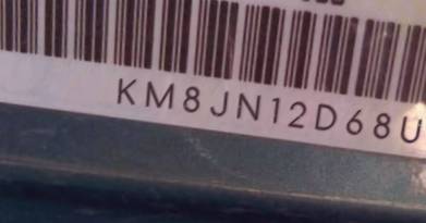VIN prefix KM8JN12D68U7