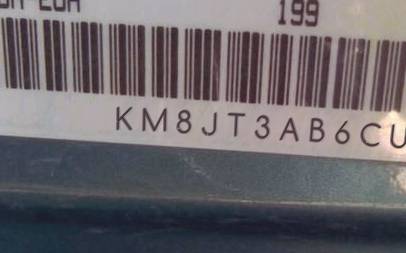 VIN prefix KM8JT3AB6CU3